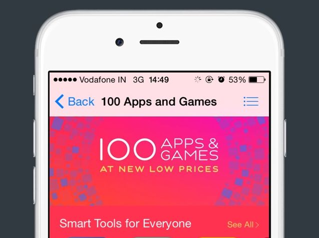 Apple Apps and Games for Rs. !0