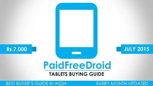 5 Best Tablets Under Rs.7,000