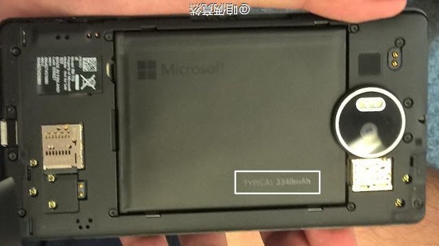 Leaked Image Reveals Microsoft Lumia 950 XL Will Come With 3340 mAh Removable Battery