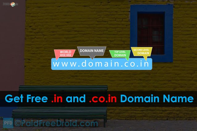 How To Get Free .in and .co.in Domain Name