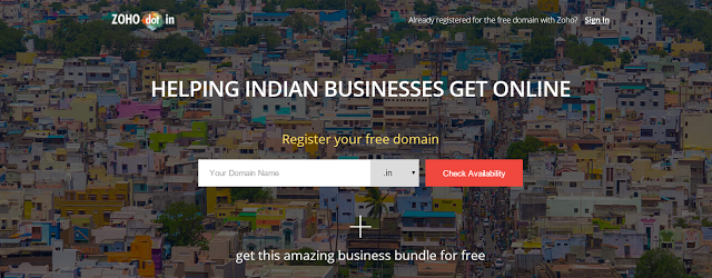ZOHO Helping Indian Businesses Get Online