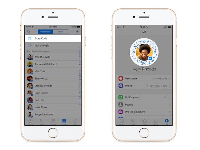 Fb Messenger Gets Snapchat-Like Codes