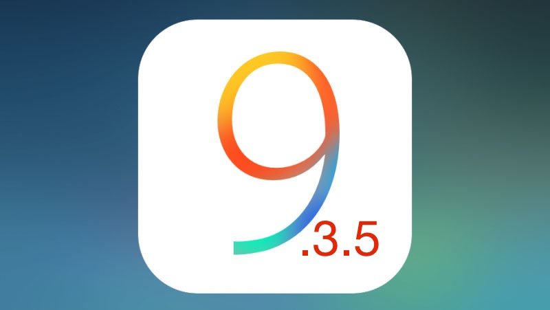 Apple updates iOS 9.3.5