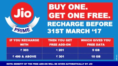 Jio Prime Offer: Buy One Get One