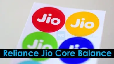 Reliance Jio Core Balance