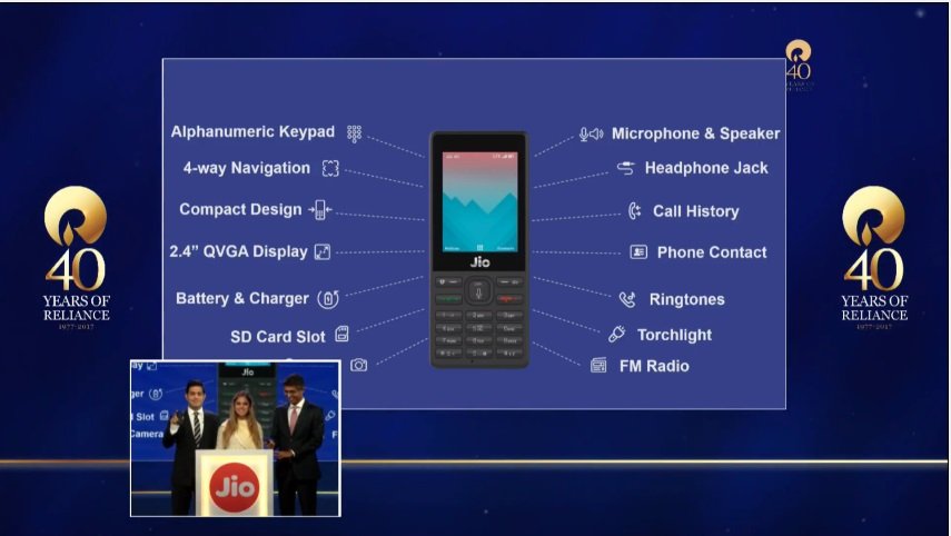 Jio Phone Features