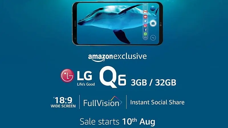 LG Q6 Launching in India