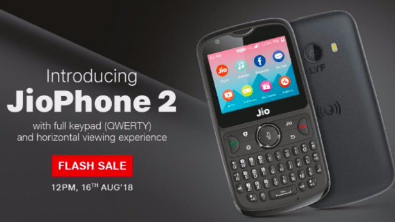 Jio Phone 2 Flash Sale