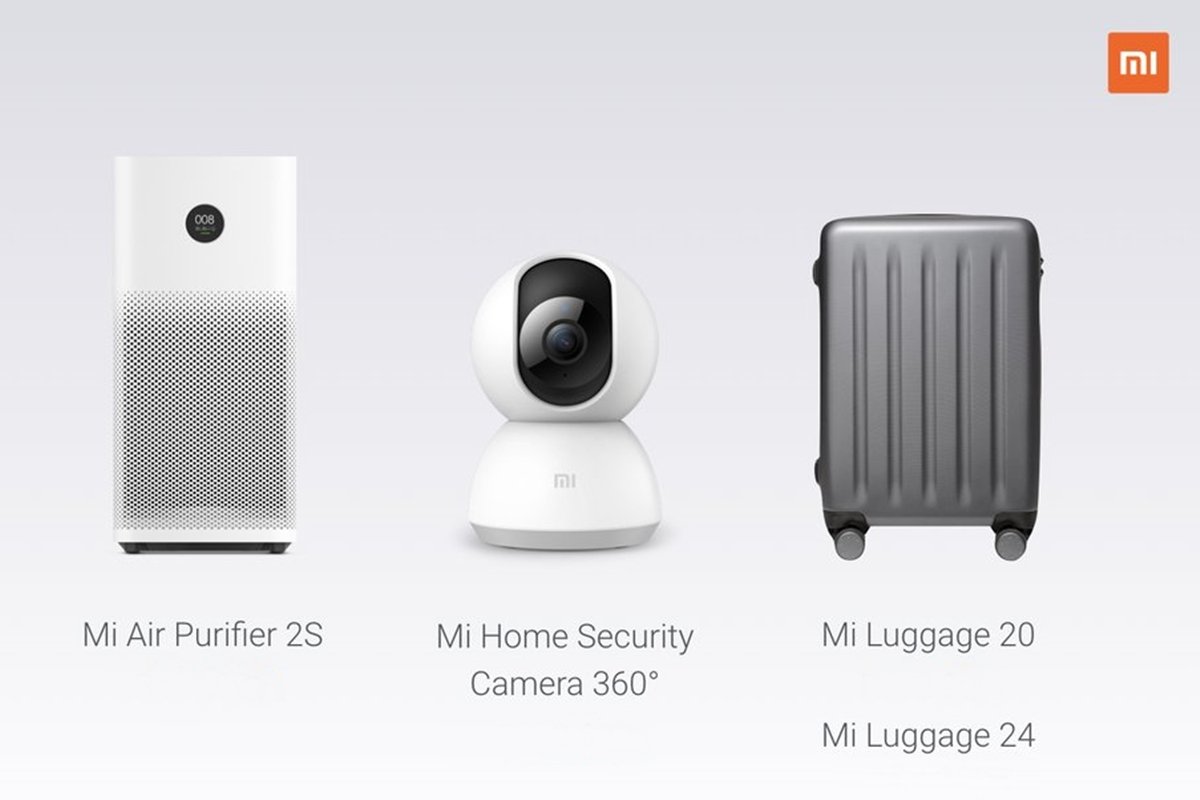 Xiaomi Mi Air Purifier 2S, Mi Luggage, Mi Home Security Camera 360 launched in India