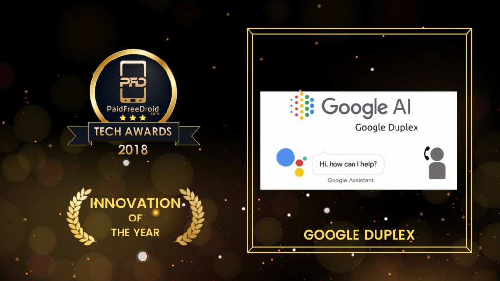 Innovation Of The Year - Google Duplex