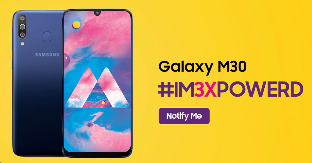 Galaxy M30 Launched