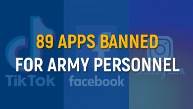 Indian Army Bans 89 Apps