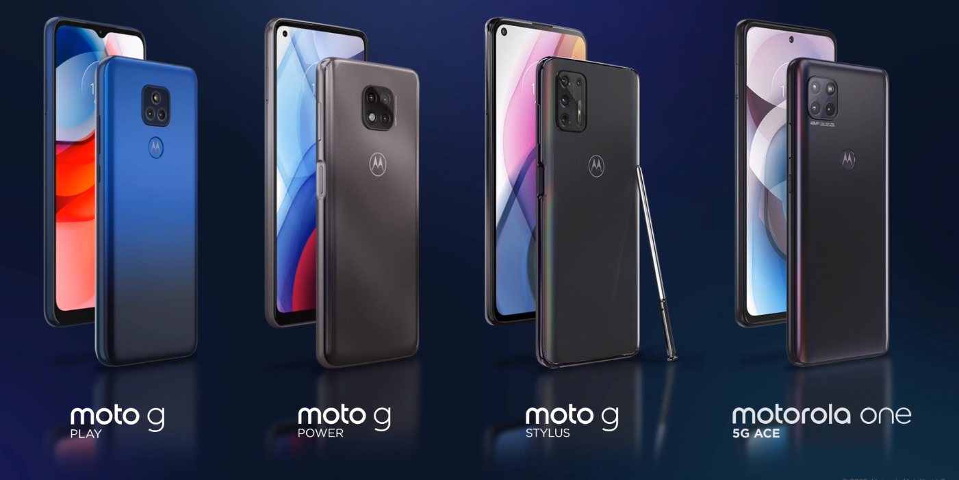 Moto G Stylus (2021), Moto G Power (2021), Moto G Play (2021), Motorola One 5G Ace