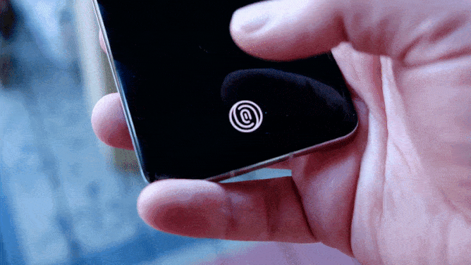 OnePlus 9 Pro Fingerprint Reader positioning