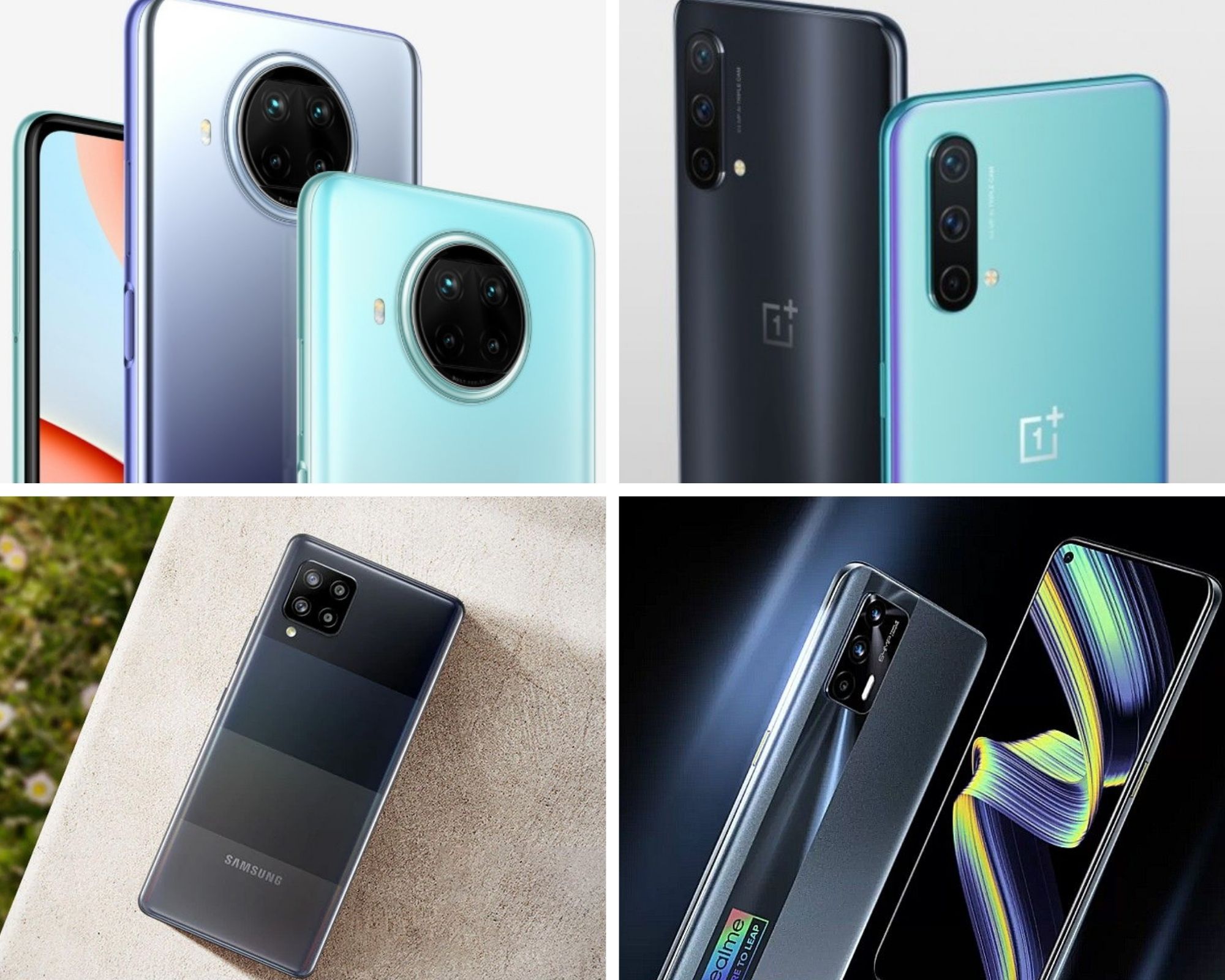 OnePlus Nord CE 5G Vs Realme X7 Max 5G Vs Mi 10i Vs Samsung Galaxy M42 5G: Price, Variants, Specifications Compared
