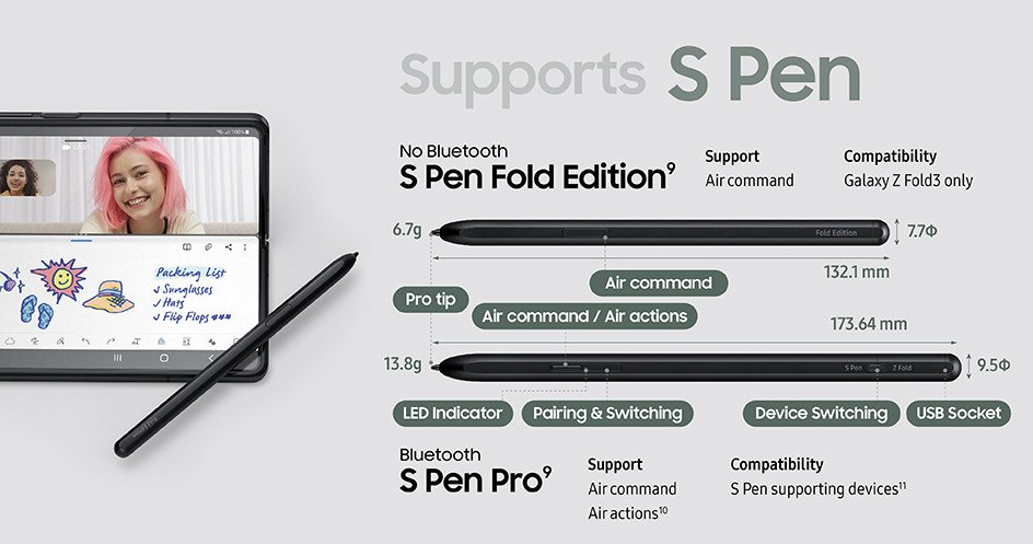 S Pen Fold Edition and S Pen Pro