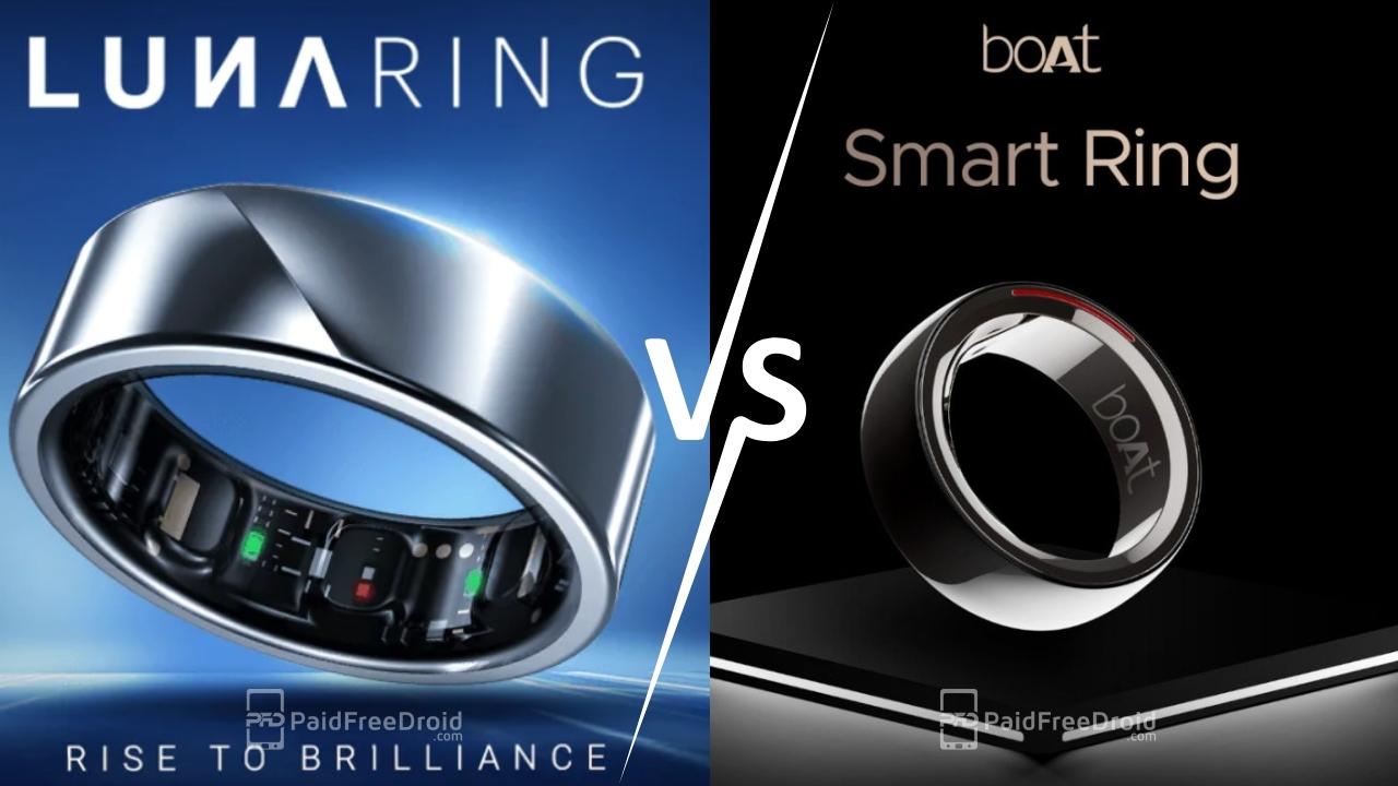 Noise Luna Ring vs Boat Smart Ring