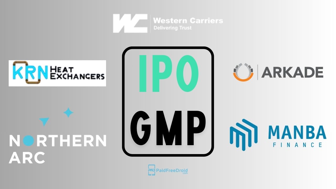 Western Carriers, KRN Heat Exchanger, Northern Arc Capital, Mamba IPO GMP