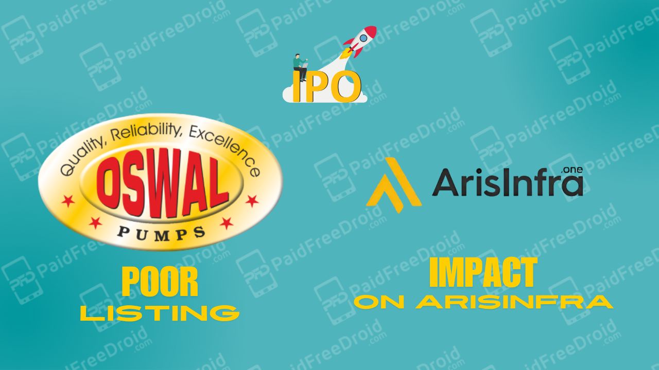 Oswal Pumps IPO Listing; Aris Indra GMP Impact