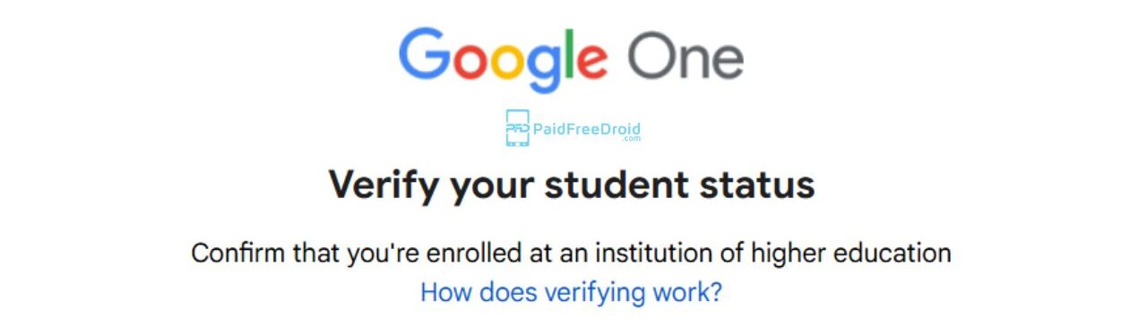 Google Gemini Verify Student Status