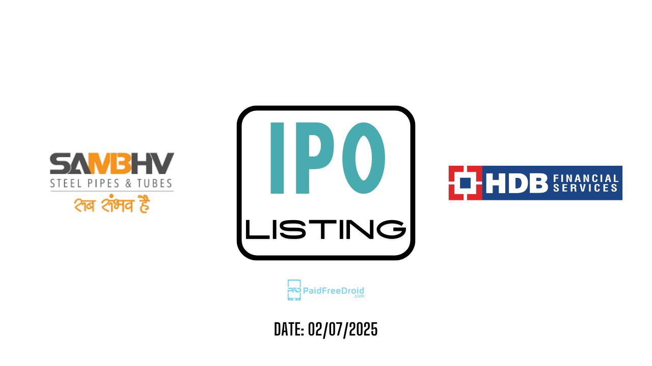 HDB Financial Services and Sambhv Steel Tubes IPOs Listing
