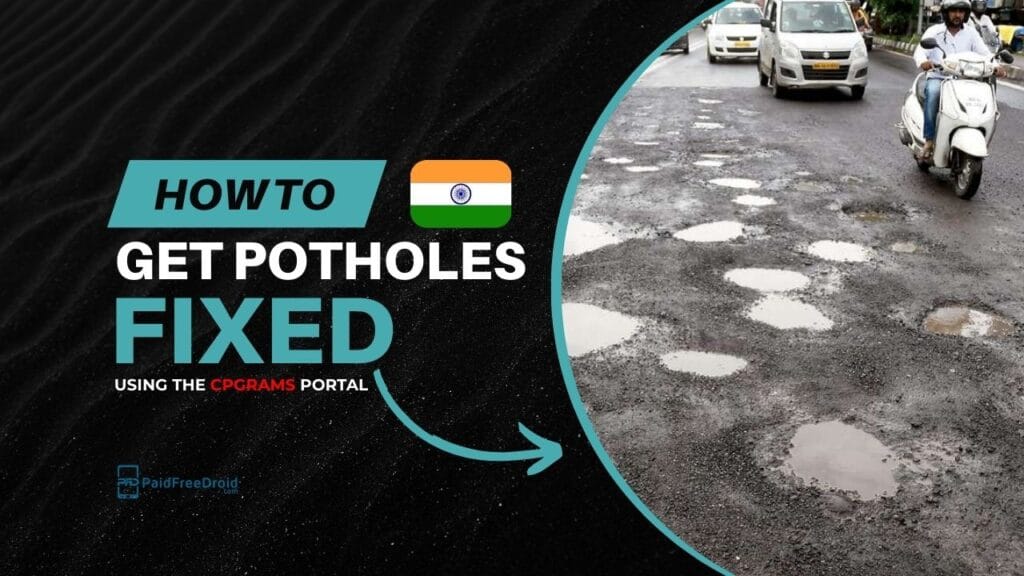 How to File a Road Damage Complaint via CPGRAMS and Get It Fixed