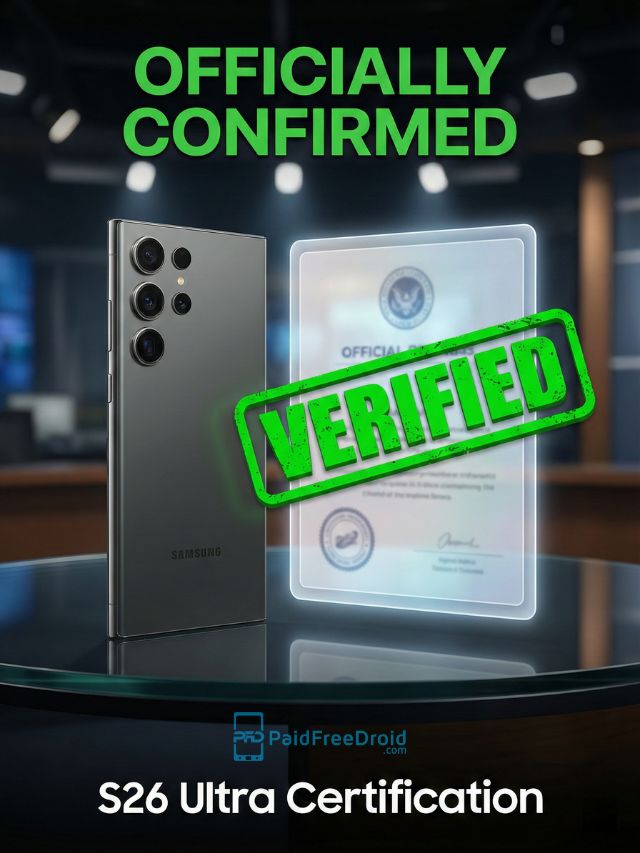 Samsung S26 Ultra Confirmed! See The First Certification