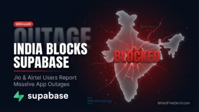 Supabase blocked in India