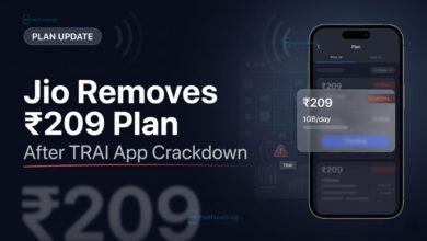 Jio ₹209 plan removed 2026