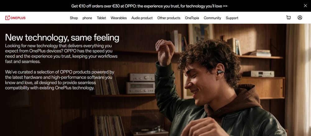 Official OnePlus Store Banner - Europe July 2026
