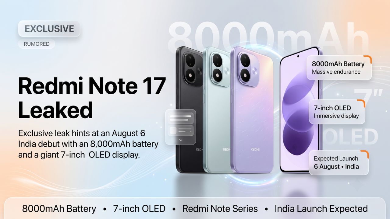 Redmi Note 17 India launch date