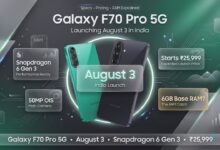Samsung Galaxy F70 Pro 5G India launch