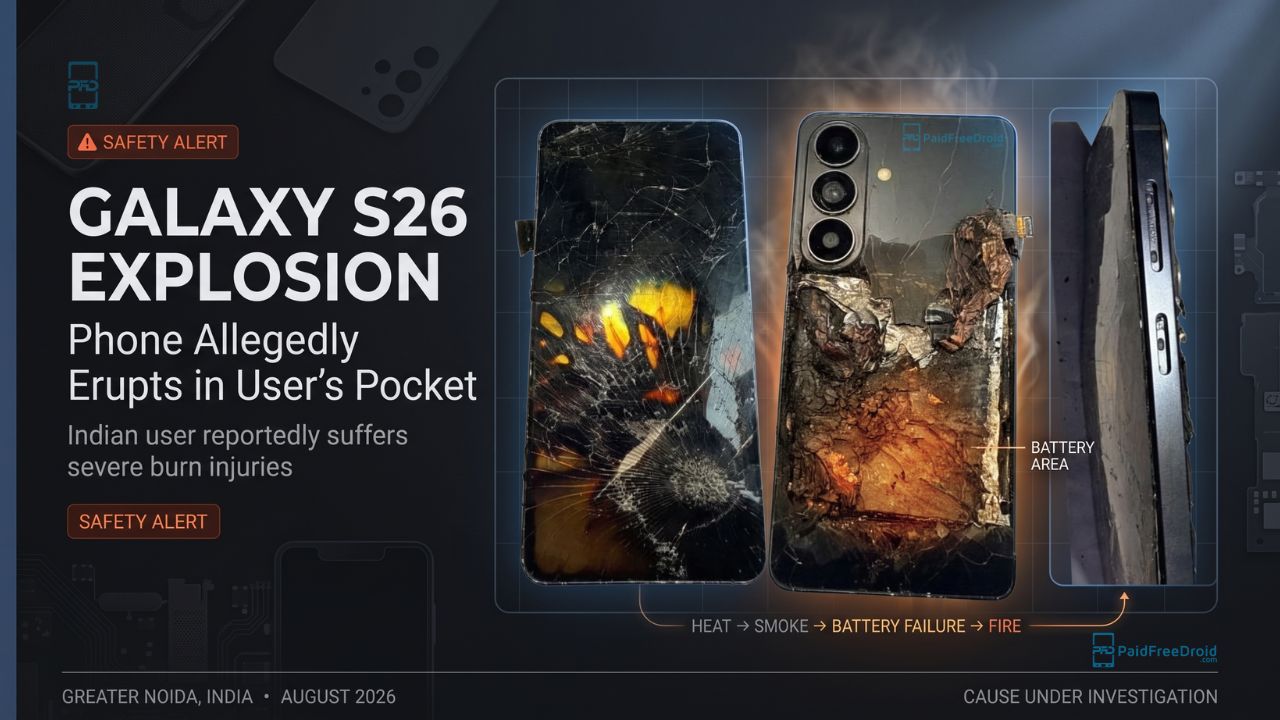 Samsung Galaxy explosion India