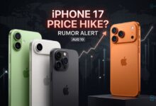 iPhone 17 price hike rumor August 10