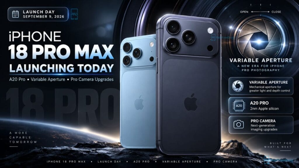 IPhone 18 Pro Max Launching Today A20 Pro Variable Aperture Specs iphone-18-pro-max-launching-today-a20-pro-variable-aperture-specs