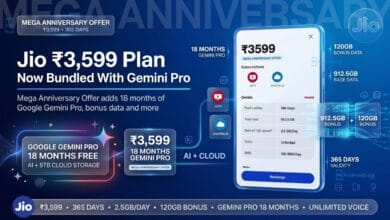 Jio 3599 Mega Anniversary Offer