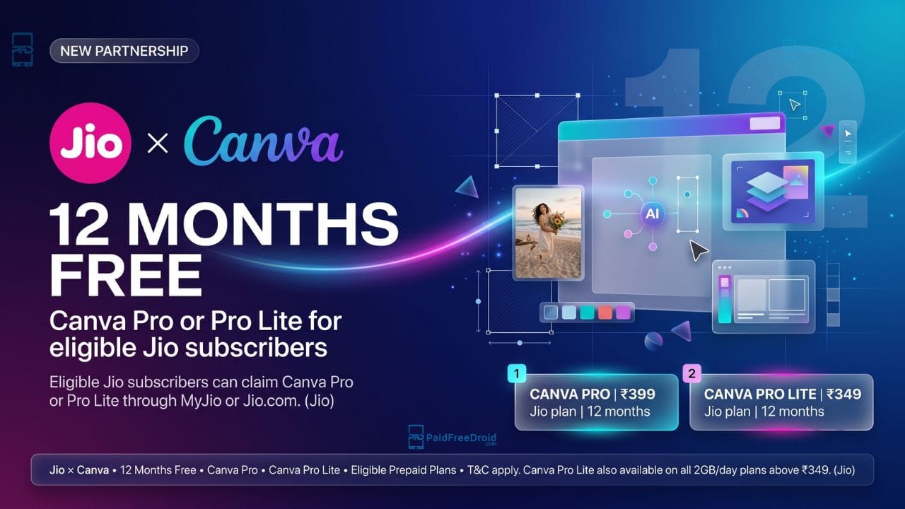 Jio Canva Pro partnership
