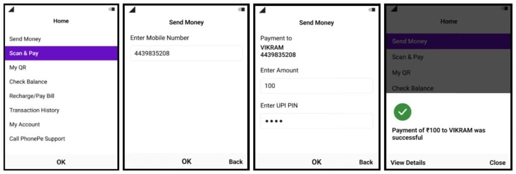 PhonePe UPI 123Pay