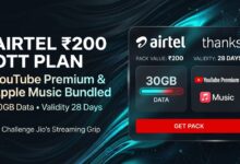 Airtel 200 OTT plan