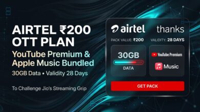 Airtel 200 OTT plan